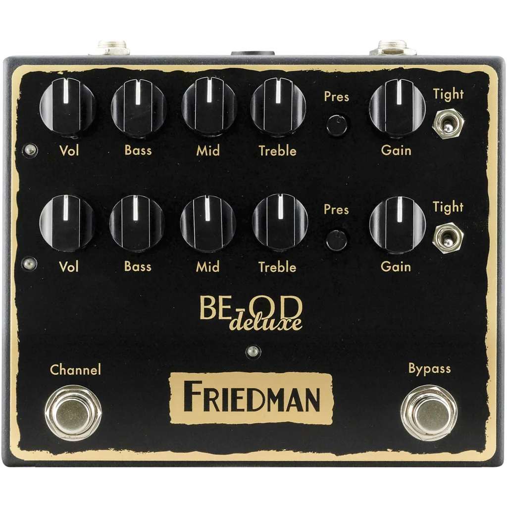 Friedman BE-OD Deluxe Dual Brown Eye Overdrive.