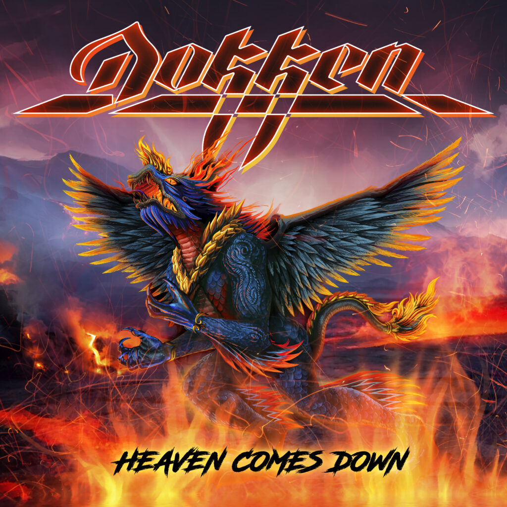 Dokken Heaven Comes Down album cover art.